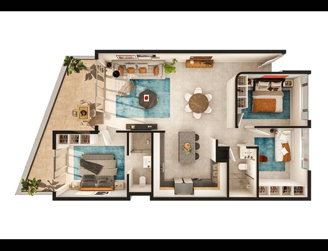 2 BEDROOM FLAT FOR SALE IN BALLITO CENTRAL